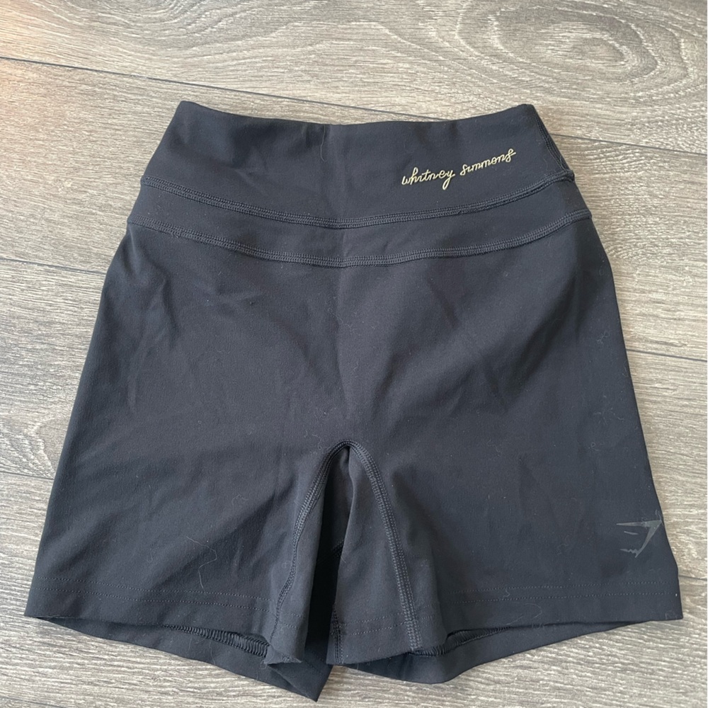 Gymshark Whitney Simmons High Rise Shorts Black 2020